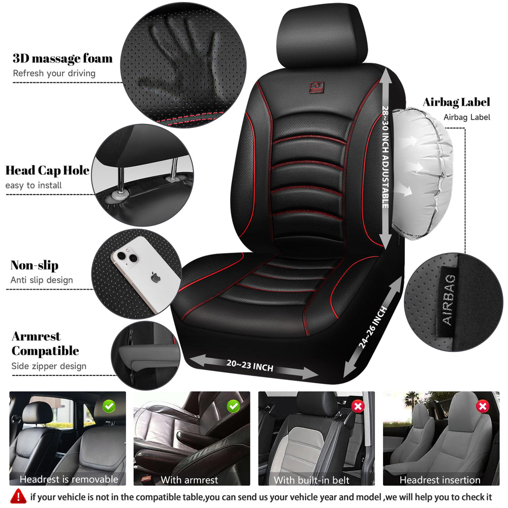 CAR PASS headrest cover adjustment demonstrating easy fit and comfort
