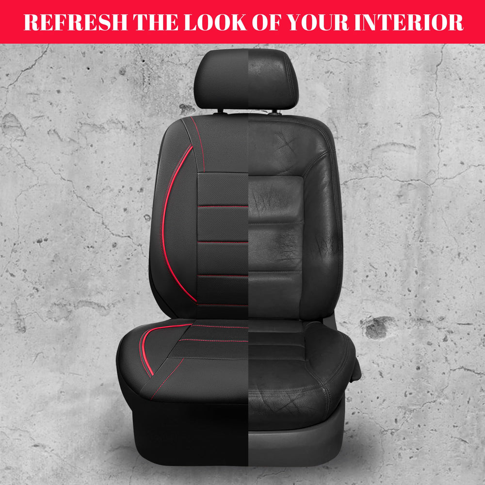 CAR PASS headrest cover with reserved hole preserving headrest adjustability