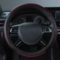CAR PASS installed on steering wheel inside car for added comfort and style