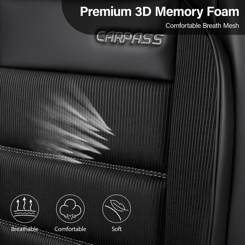 CAR PASS seat cover installed in SUV interior improving style and comfort