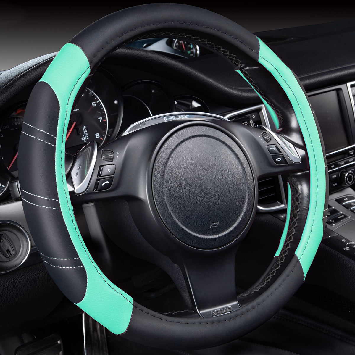 CAR PASS front view showing sporty color and full cover benefit