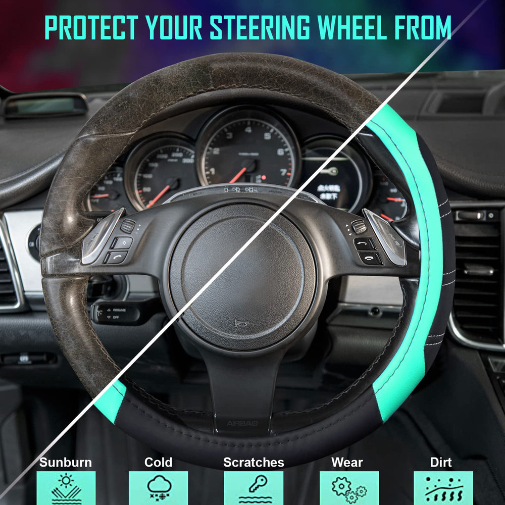 CAR PASS size comparison showing fit for 14.5–15" wheels benefit