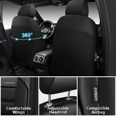 CAR PASS memory foam cross-section displaying thick cushioning support