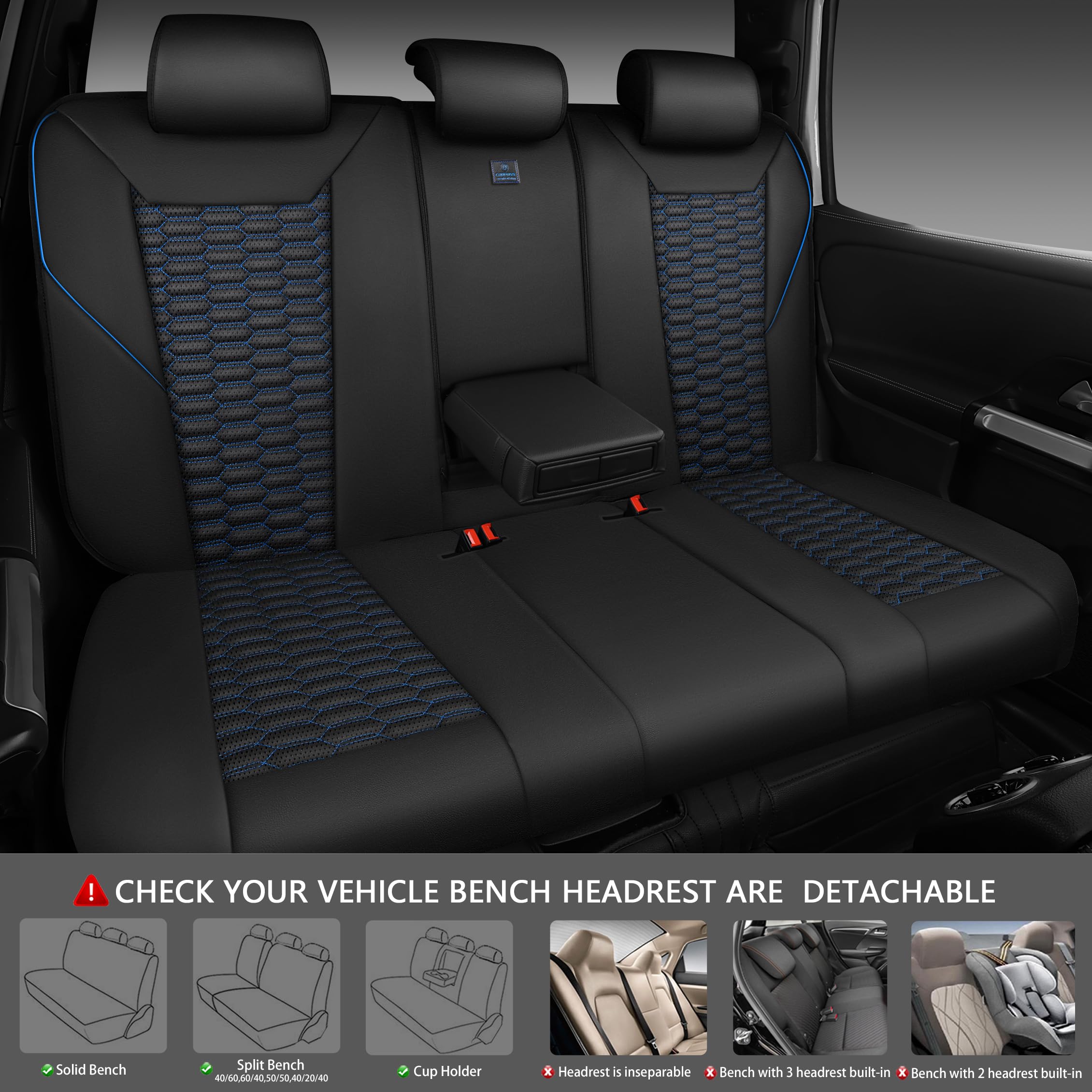 CAR PASS non-slip backing detail preventing cover movement