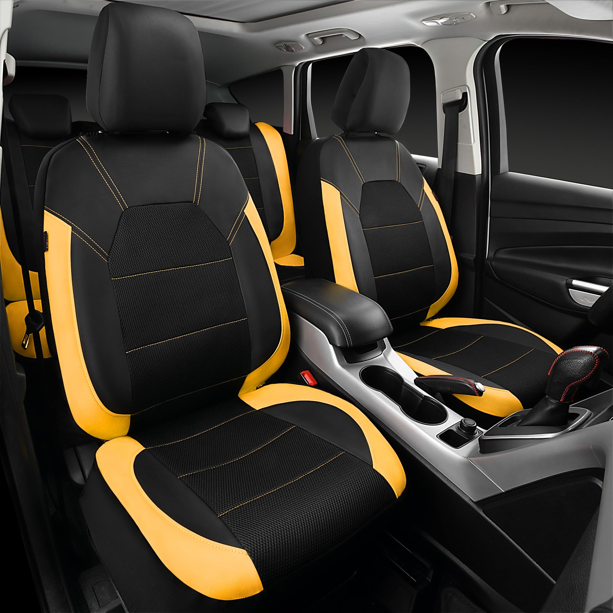 CAR PASS close-up quilted stitching highlighting fashionable durable finish