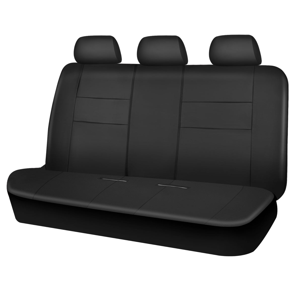 CAR PASS rear bench front view showing full coverage and protection