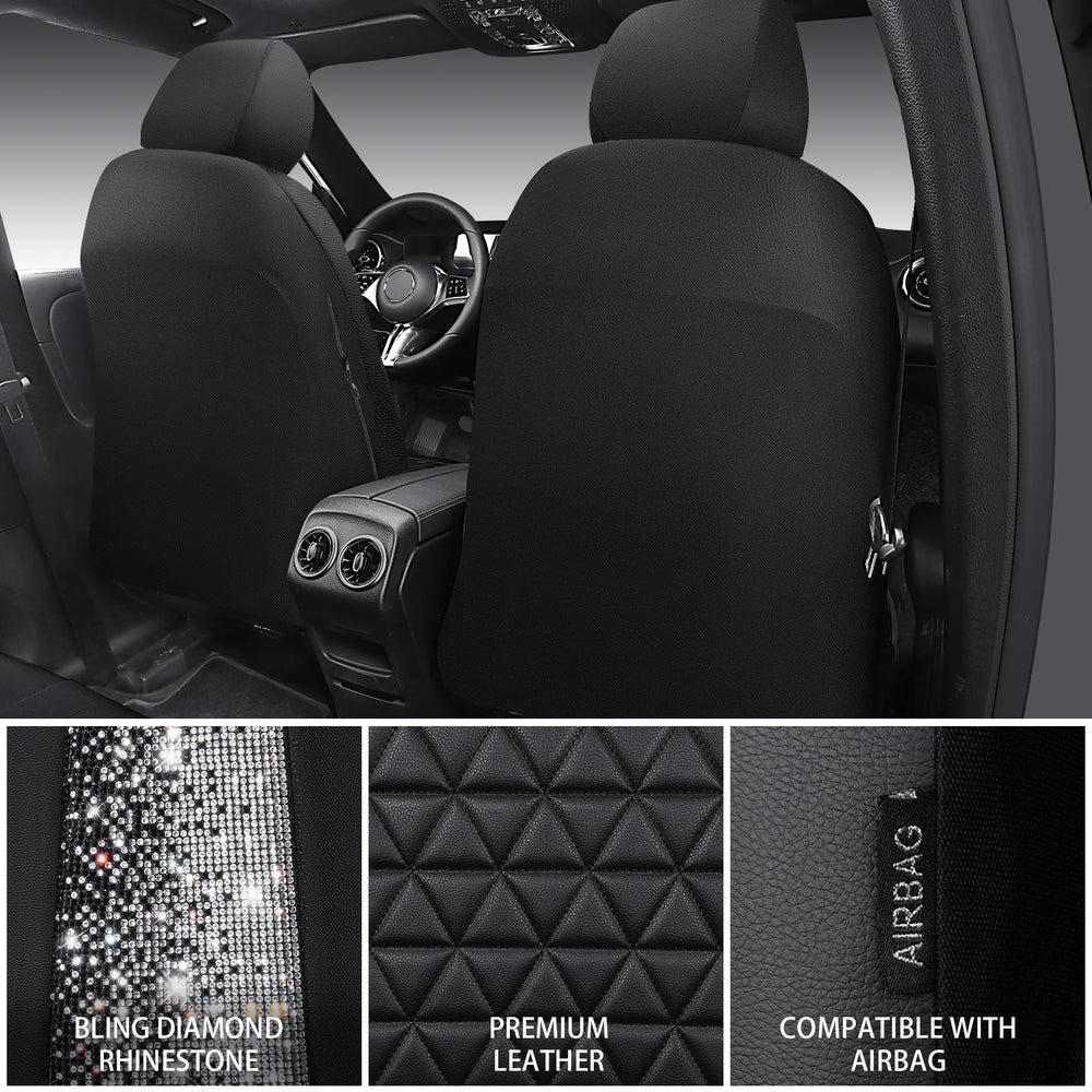 CAR PASS close-up rhinestones depicting secure sparkle and refined shine