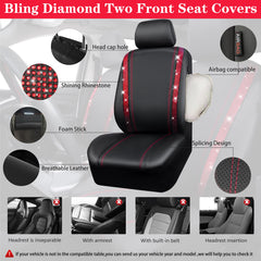 CAR PASS rhinestone strip closeup highlighting durable sparkling trim