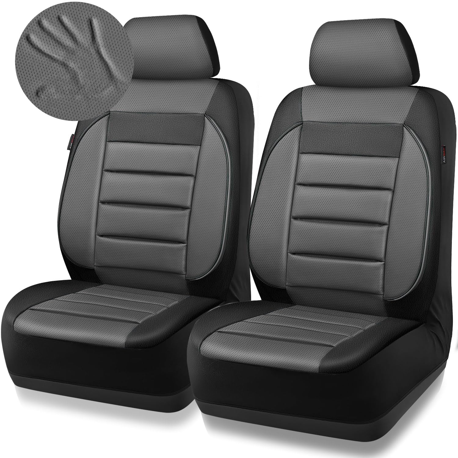 CAR PASS close-up of 3D foam back support adding ergonomic comfort