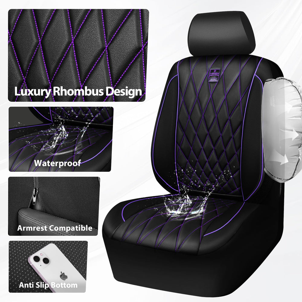 CAR PASS installed seat cover in SUV showing clean, upgraded interior