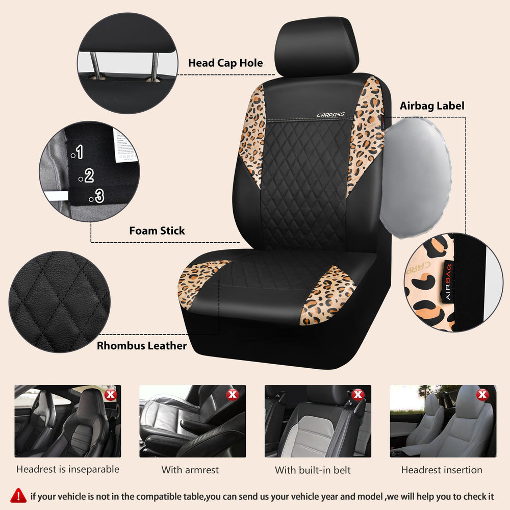 CAR PASS seat cover installed in SUV, demonstrates style and everyday usability