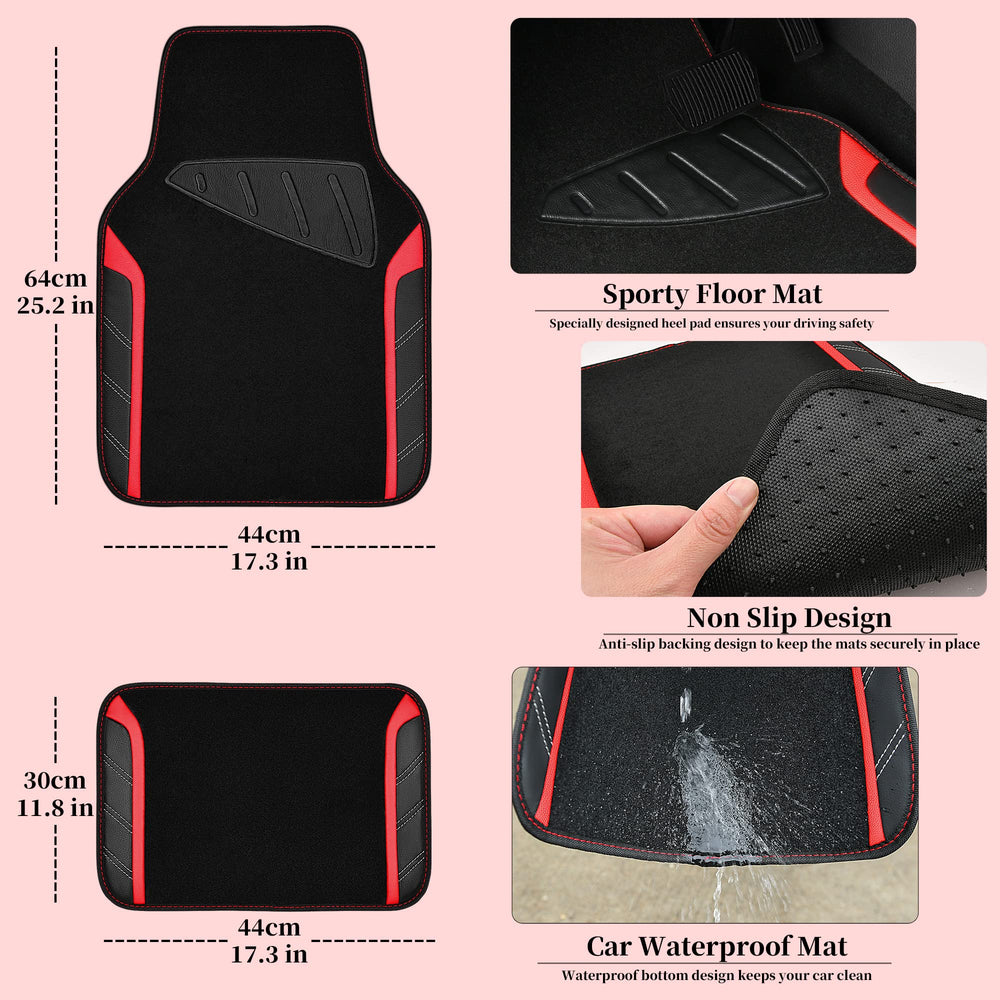 CAR PASS seat cover side airbag opening demonstrating safety compatibility