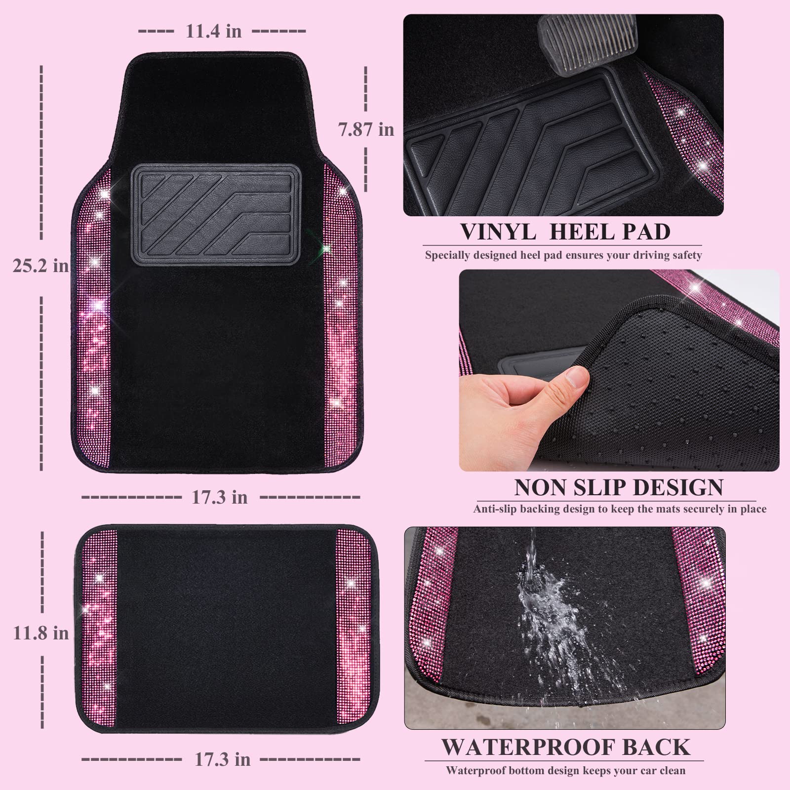 CAR PASS seat cover side installation demonstrating easy attachment and fit