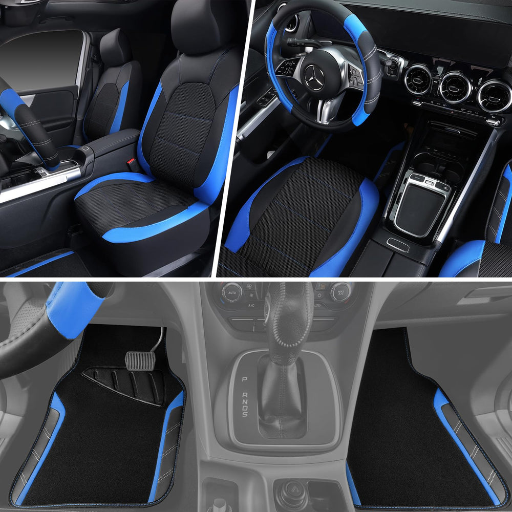 CAR PASS seat cover side profile displays airbag-compatible opening for safety
