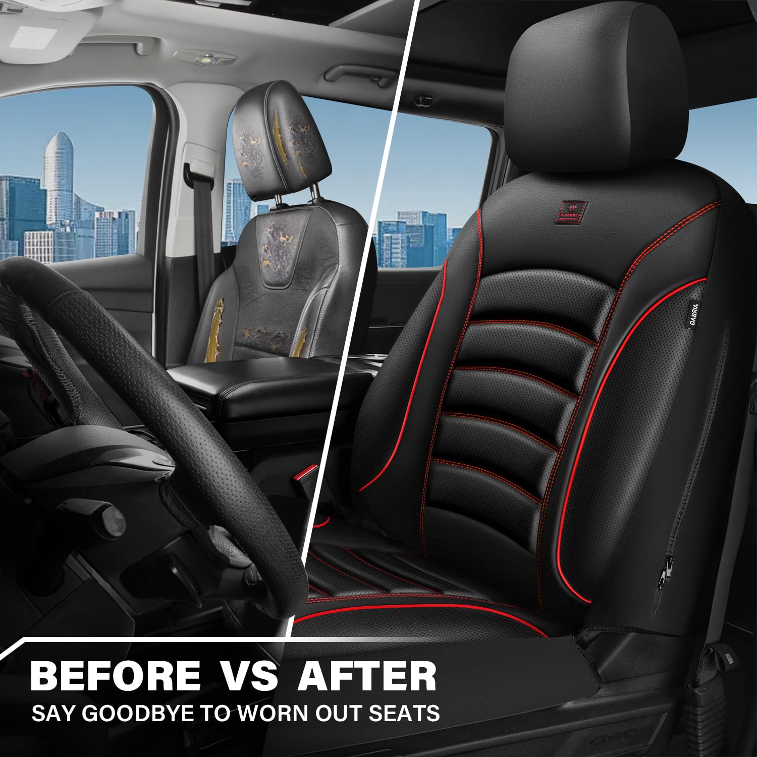 CAR PASS seat installed in car lifestyle shot enhancing interior look