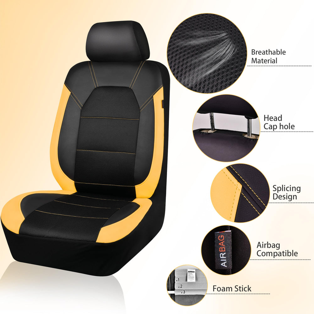 CAR PASS side view airbag cutout detail demonstrating safety compatibility
