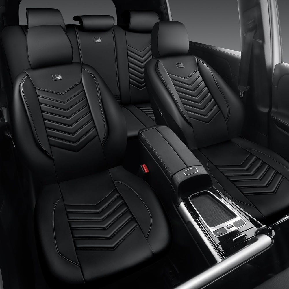CAR PASS side-airbag stitching close-up demonstrating airbag compatibility and safety