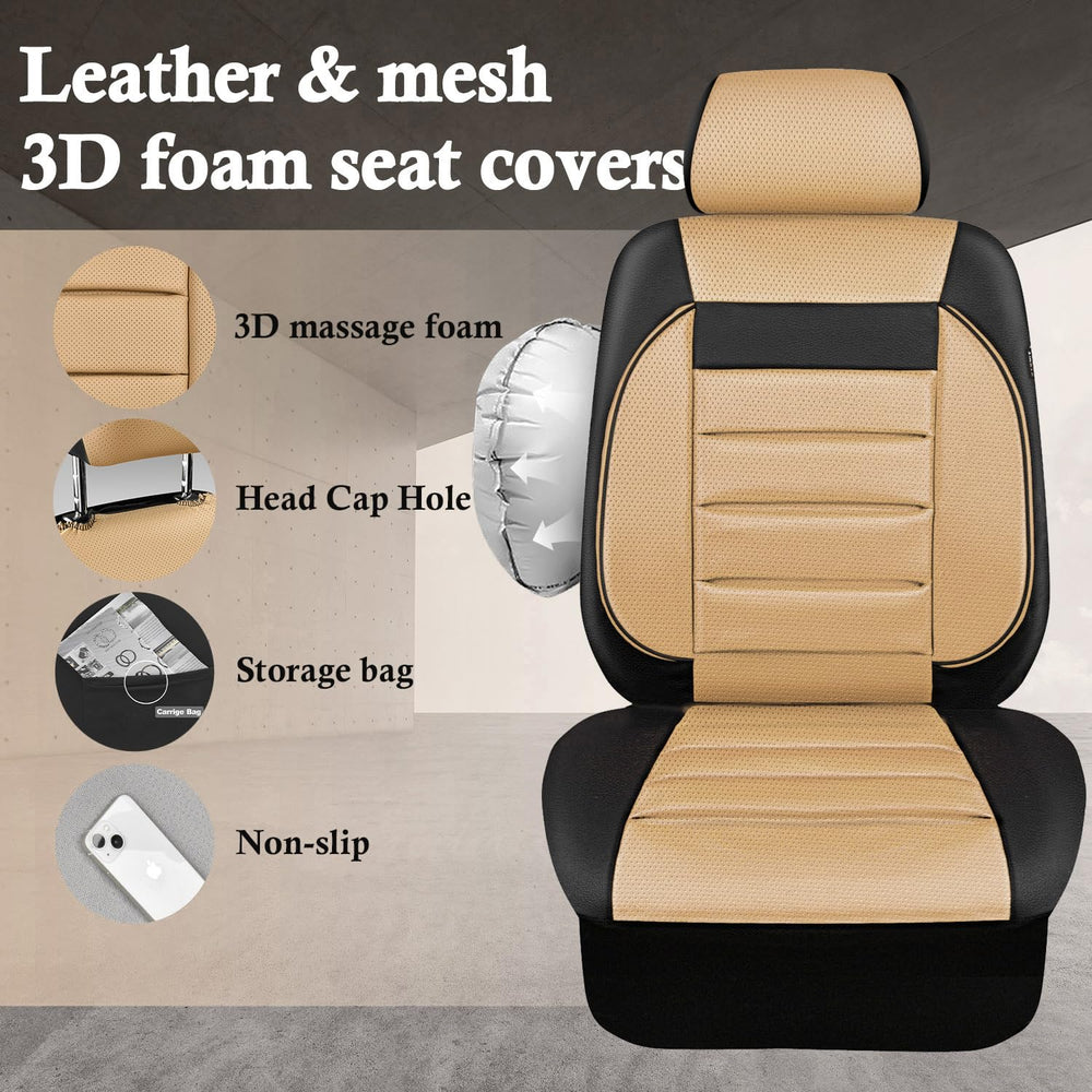 CAR PASS side seam detail showing airbag-compatible stitching safety