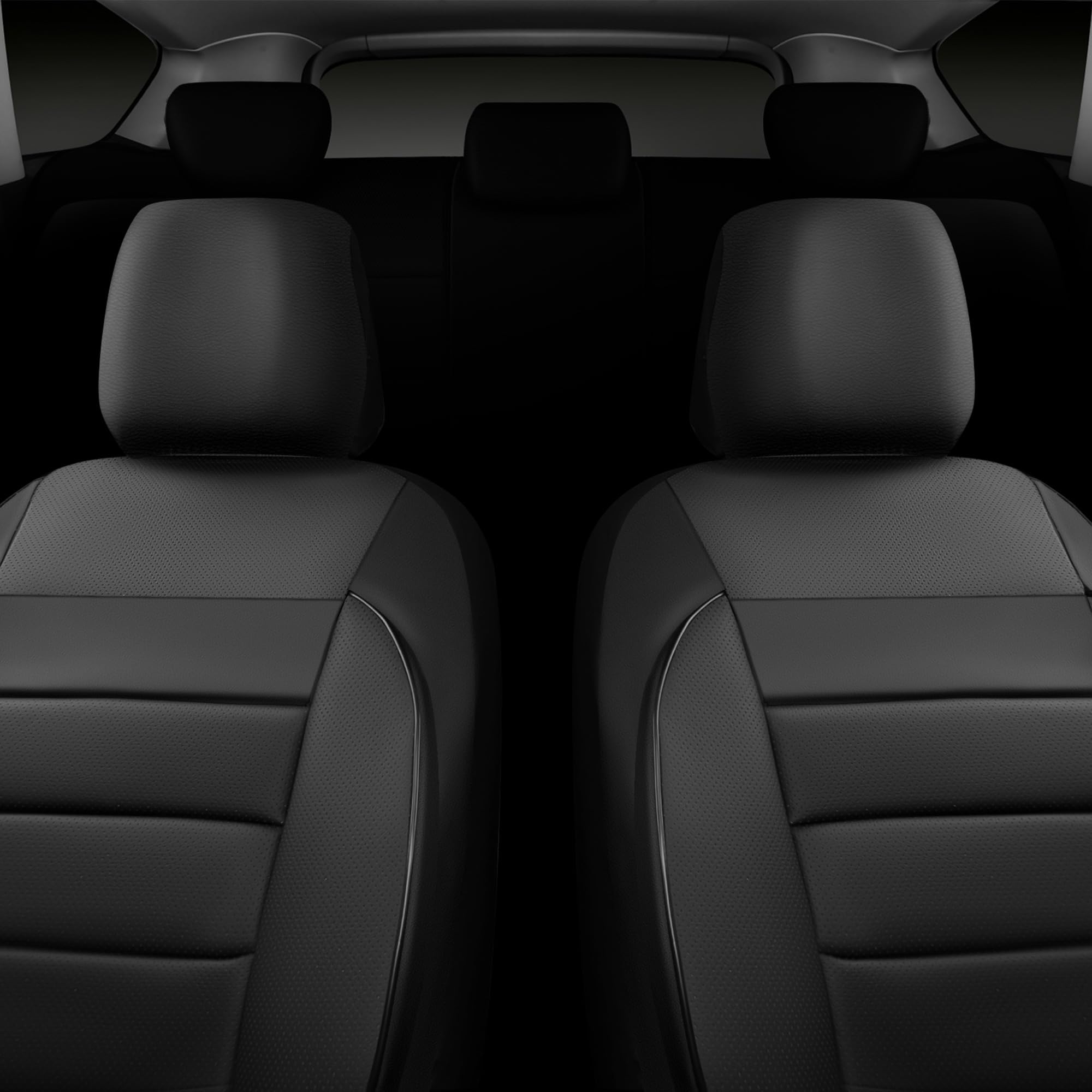 CAR PASS side stitching showing airbag-compatible seam for safe deployment