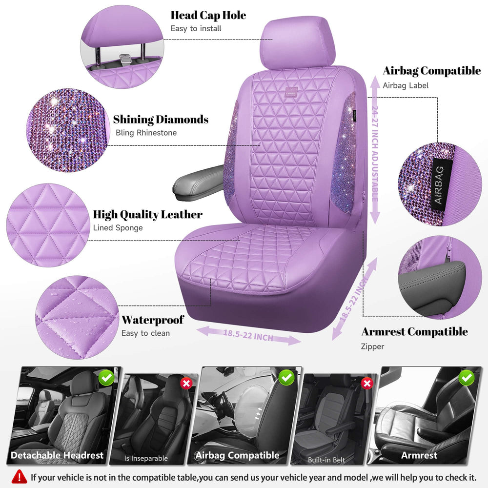 CAR PASS side zipper detail demonstrating armrest compatibility and convenient access