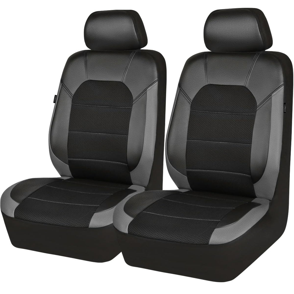 CAR PASS seat cover beside steering wheel to show scale and compatibility benefit