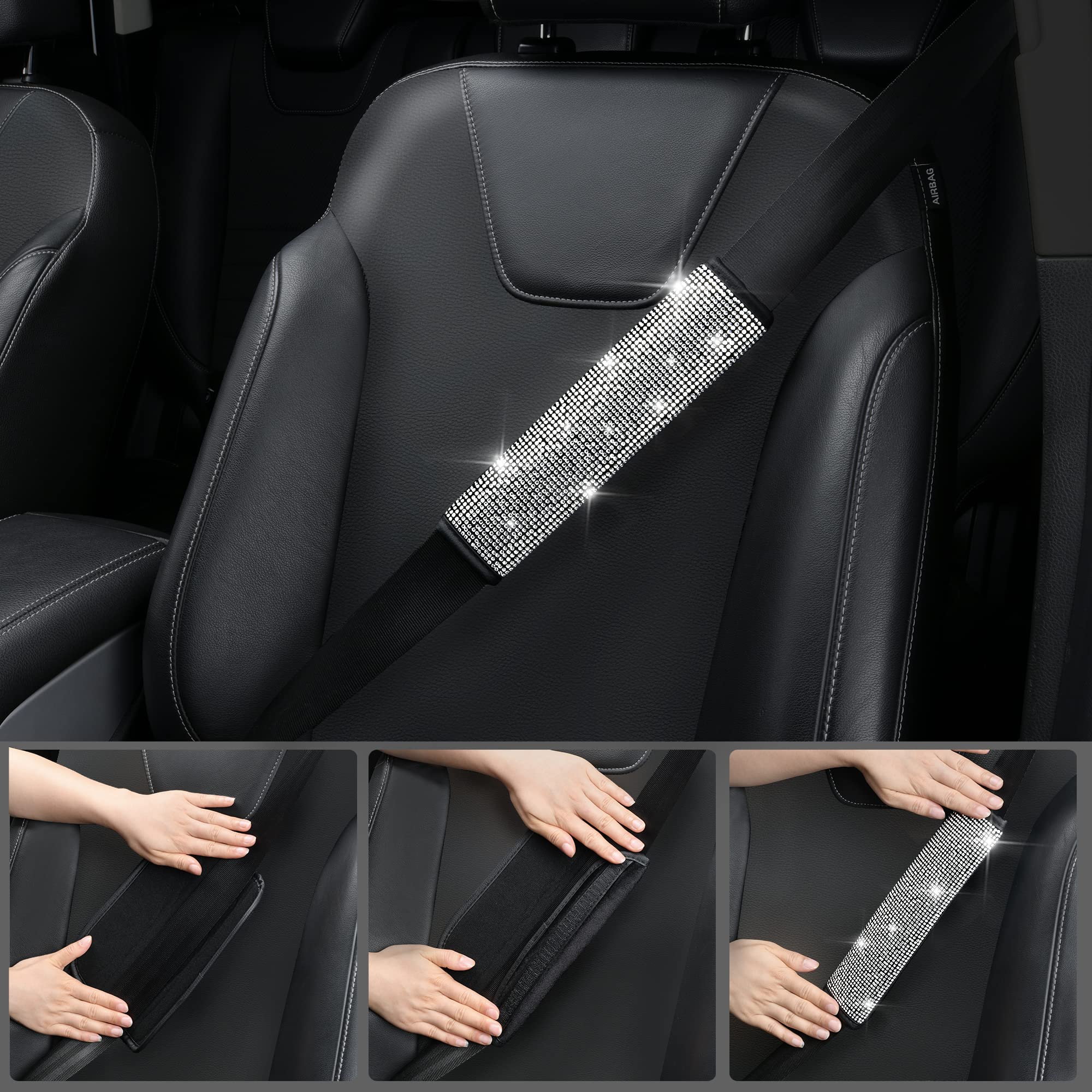 CAR PASS start button ring and phone holder detail adding decorative finishing touches