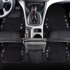 CAR PASS steering wheel cover close-up adding grip and sparkle