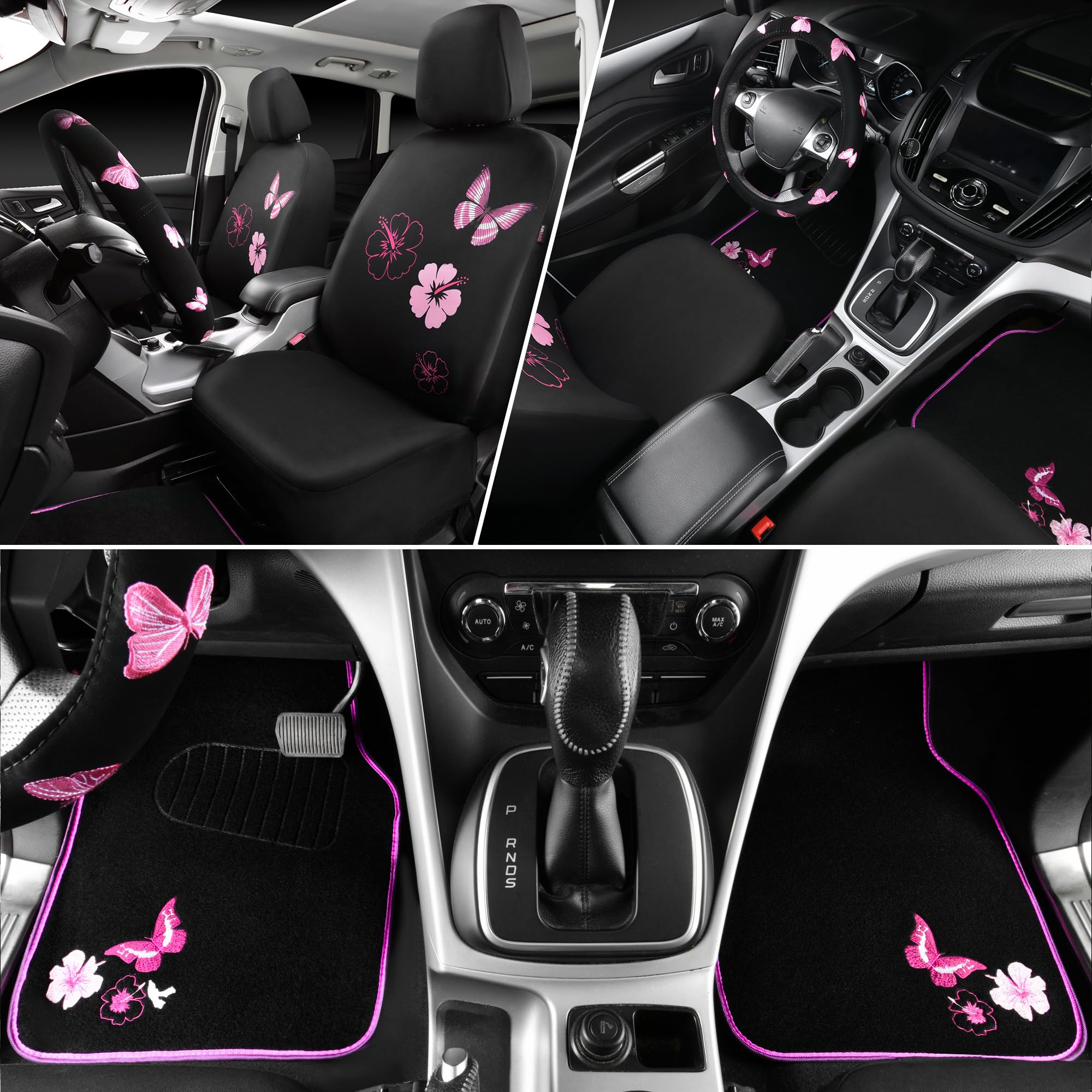 CAR PASS steering wheel cover fitted showing improved grip and style