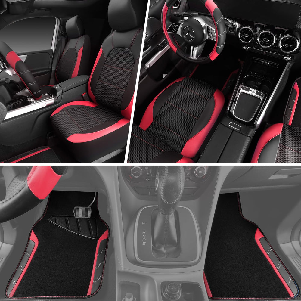 CAR PASS steering wheel cover fitted showing improved grip and padded comfort