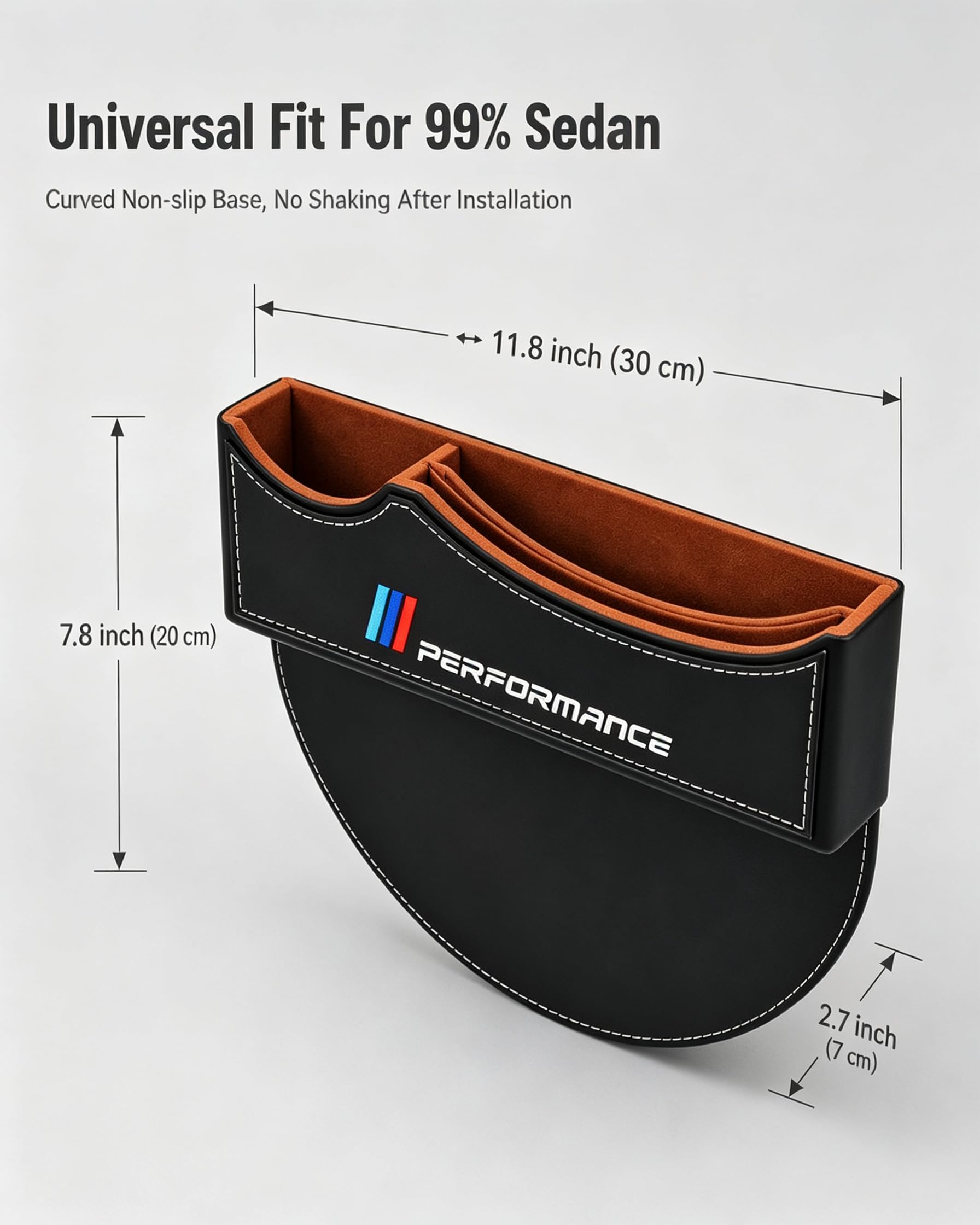 Car Seat Gap Filler wooden base detail illustrating solid structure and stability benefit