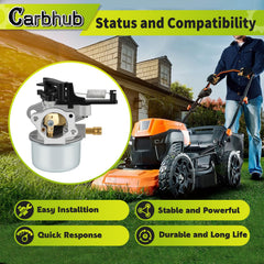 Carbhub carburetor side detail zoom on throttle and choke linkage for reliable control