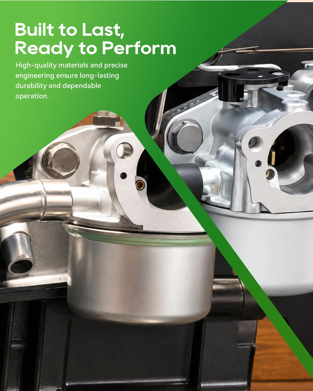Carbhub carburetor rear with mounting ports for accurate fitment benefit
