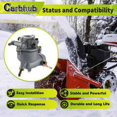 Carbhub gaskets bolts clamps and spark plug laid out for quick installation benefit