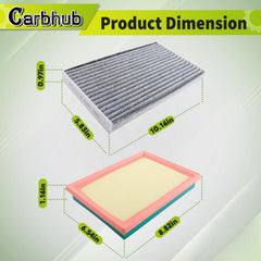 Carbhub engine filter detail, high-flow media visible for consistent engine performance