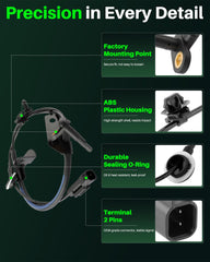 Carbhub sensor mounting point close-up ensures correct bolt alignment