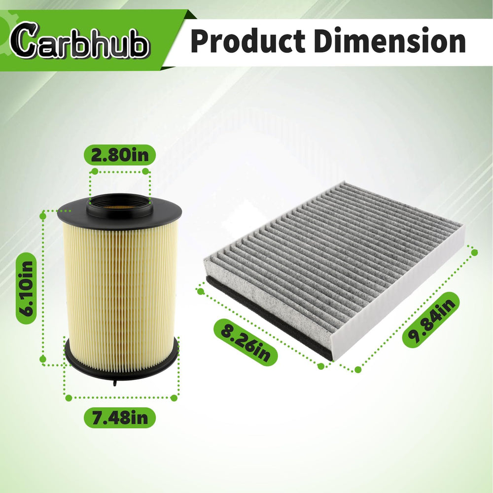 Carbhub side label with part numbers for quick verification and purchase confidence