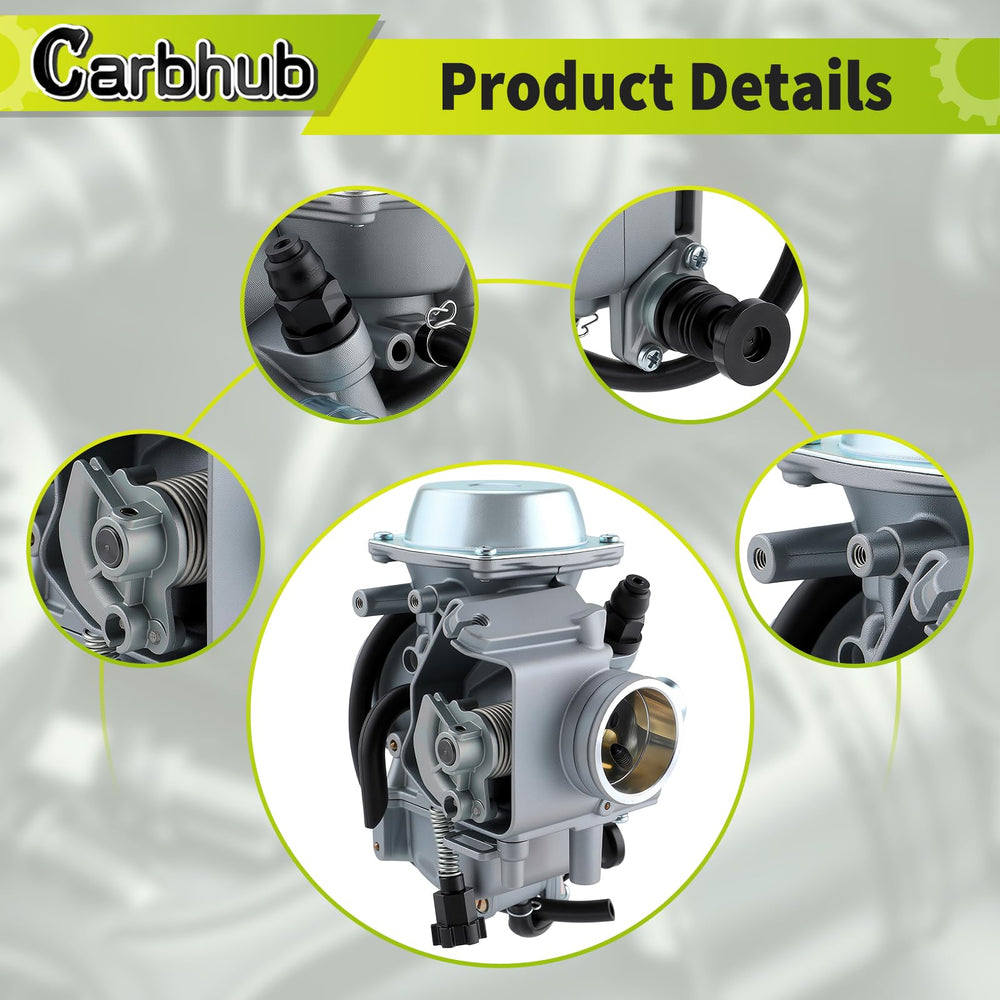 Carbhub air filter and fuel filter close-up to demonstrate fresh-flow parts included