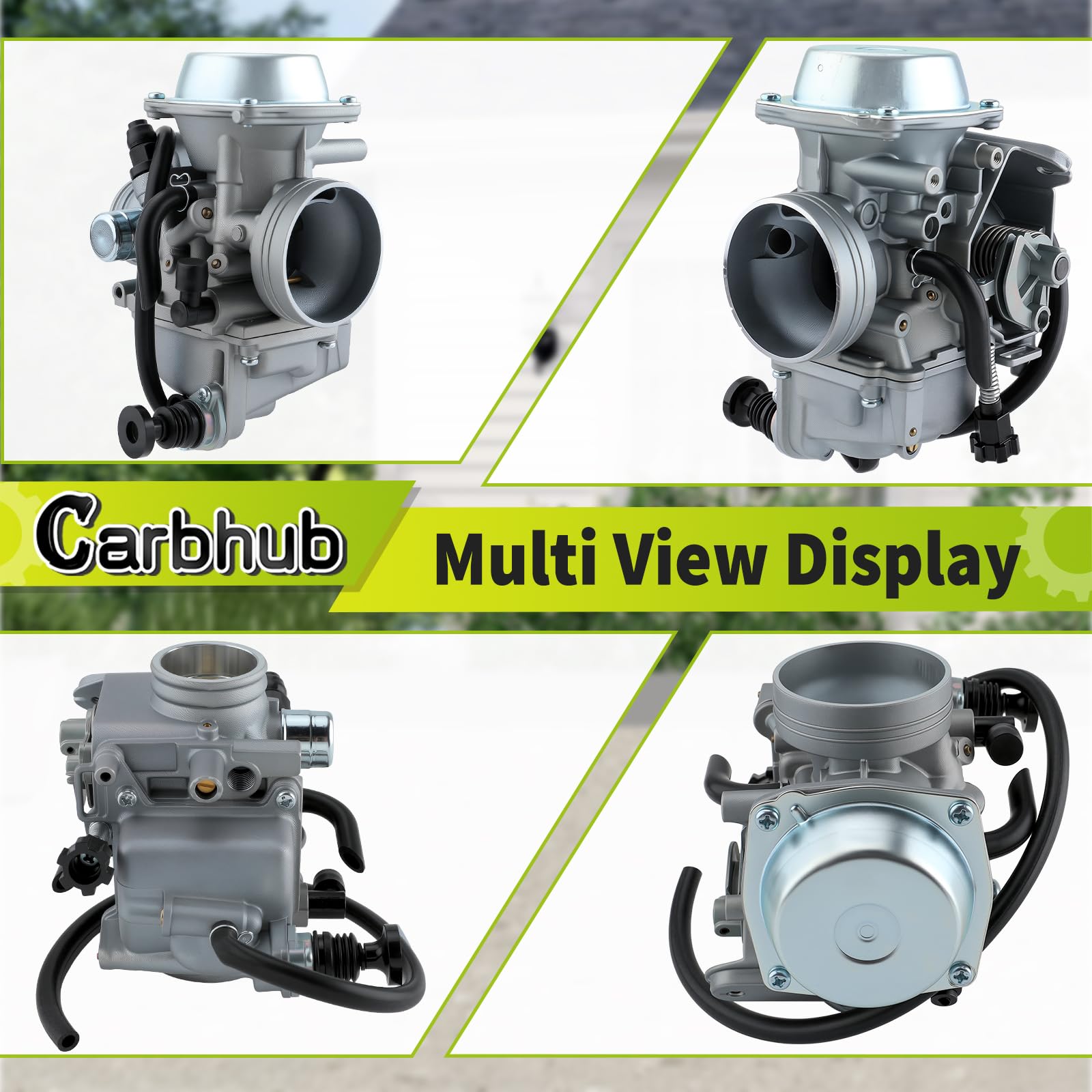 Carbhub carburetor installed on Honda FourTrax 300 to show correct fit and compatibility
