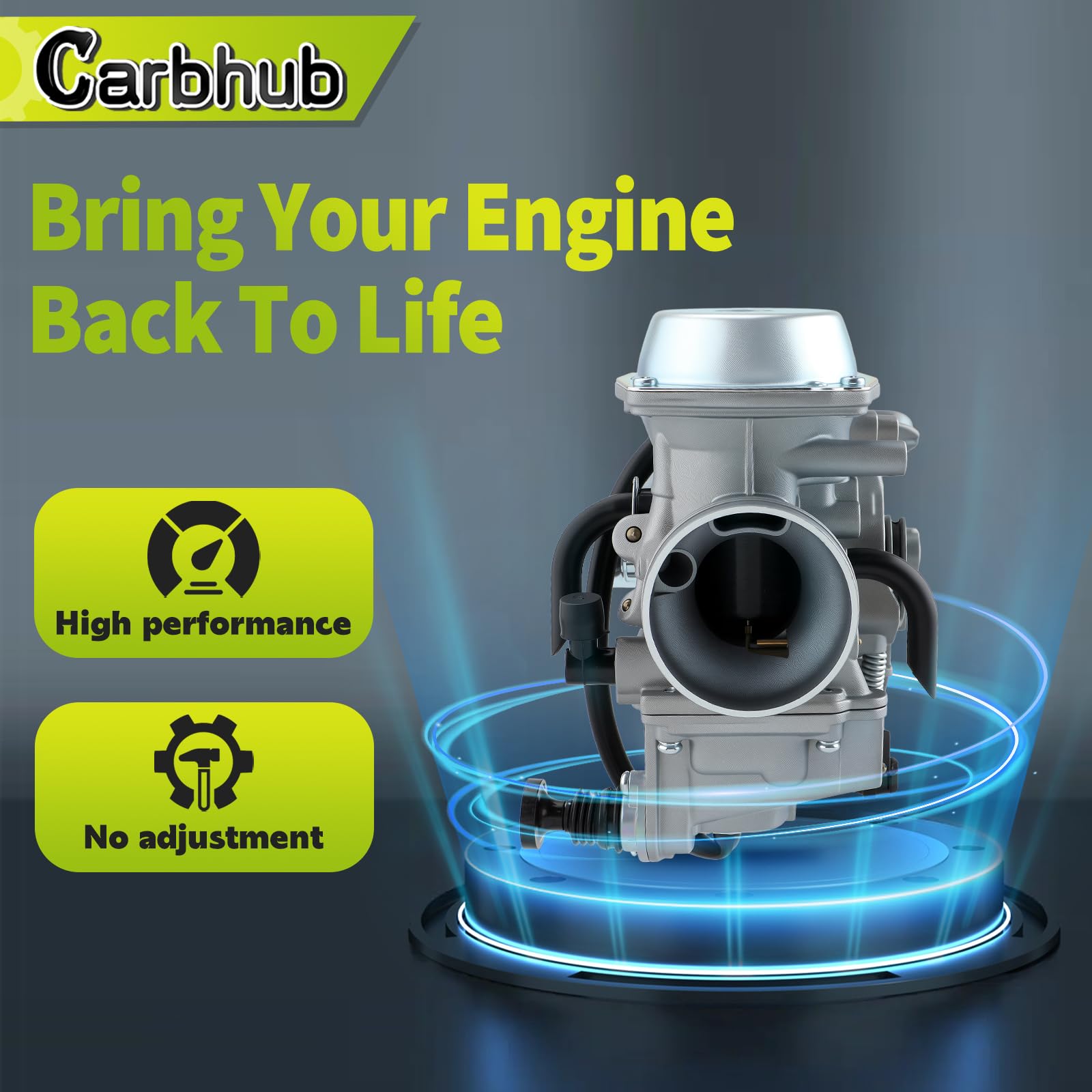 Carbhub spark plug and plunger choke kit emphasizing reliable start aid and tuning