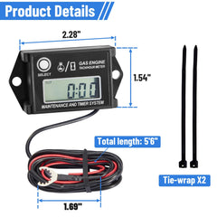 CarBole close-up of LCD with clear digits for fast, accurate readings