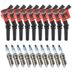 CarBole front packaging showing complete 10-coil and 10-plug kit, clear parts identification and benefit