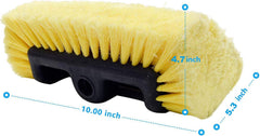 CARCAREZ side profile of bi-level bristle tufts showing contour-following cleaning benefit