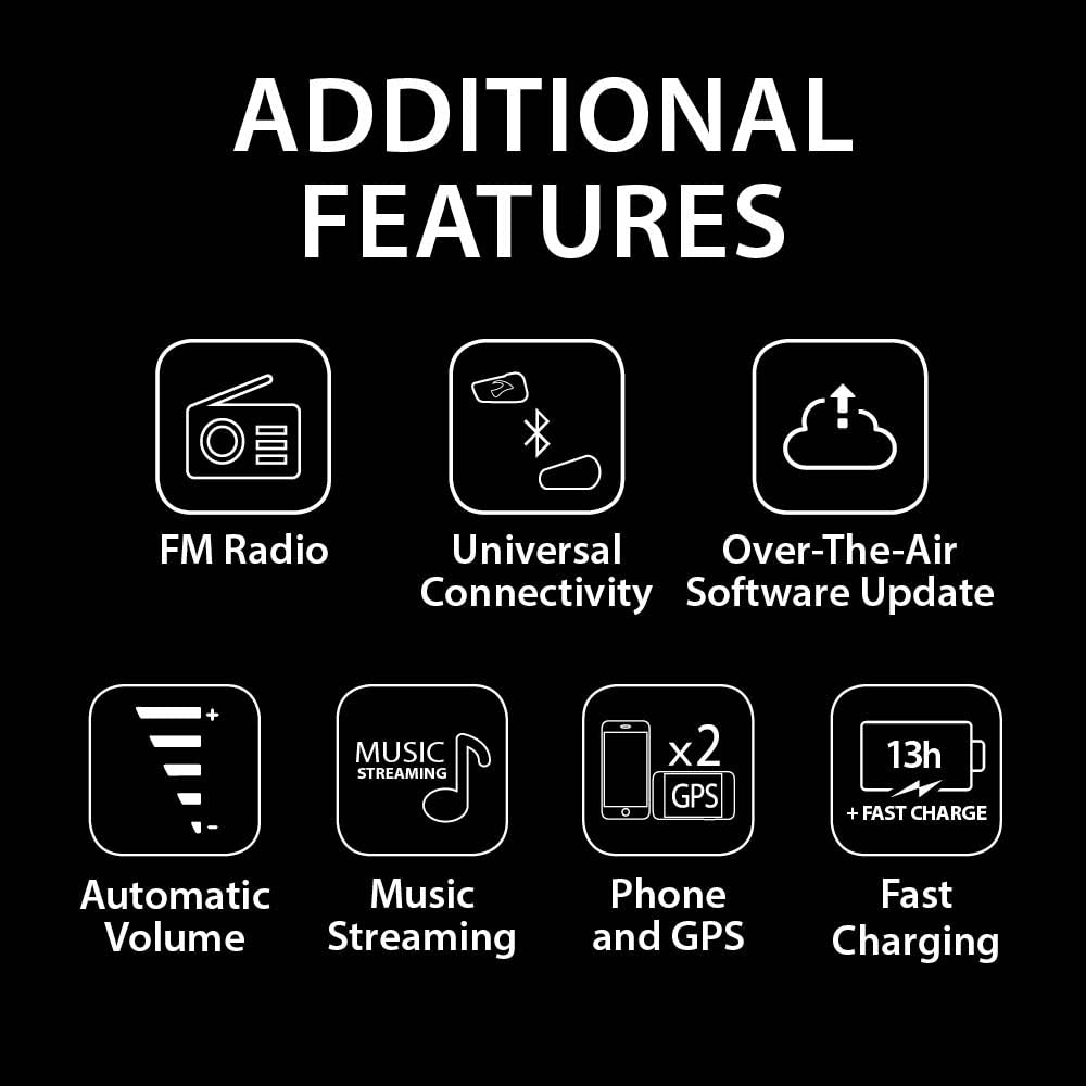 Cardo FREECOM 2X paired to smartphone showing Bluetooth connectivity