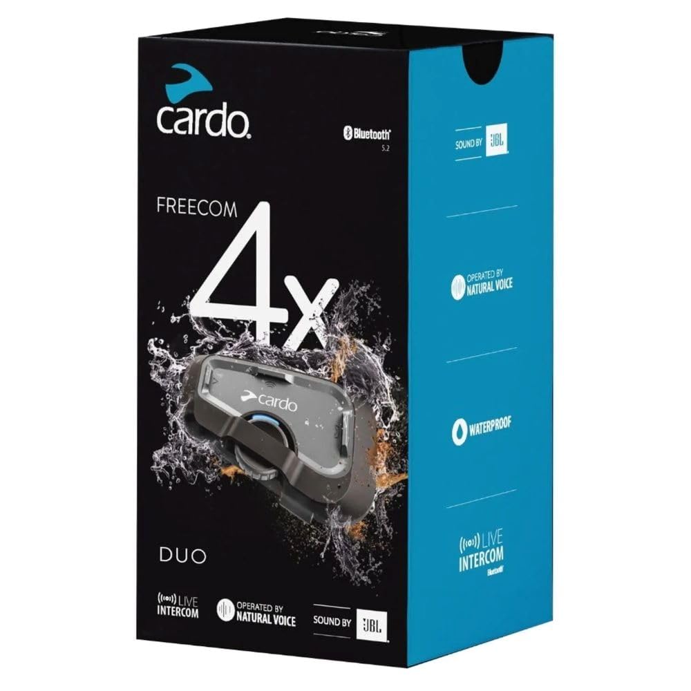 Cardo Connect app showing OTA update for Cardo FREECOM 4X keeping firmware current