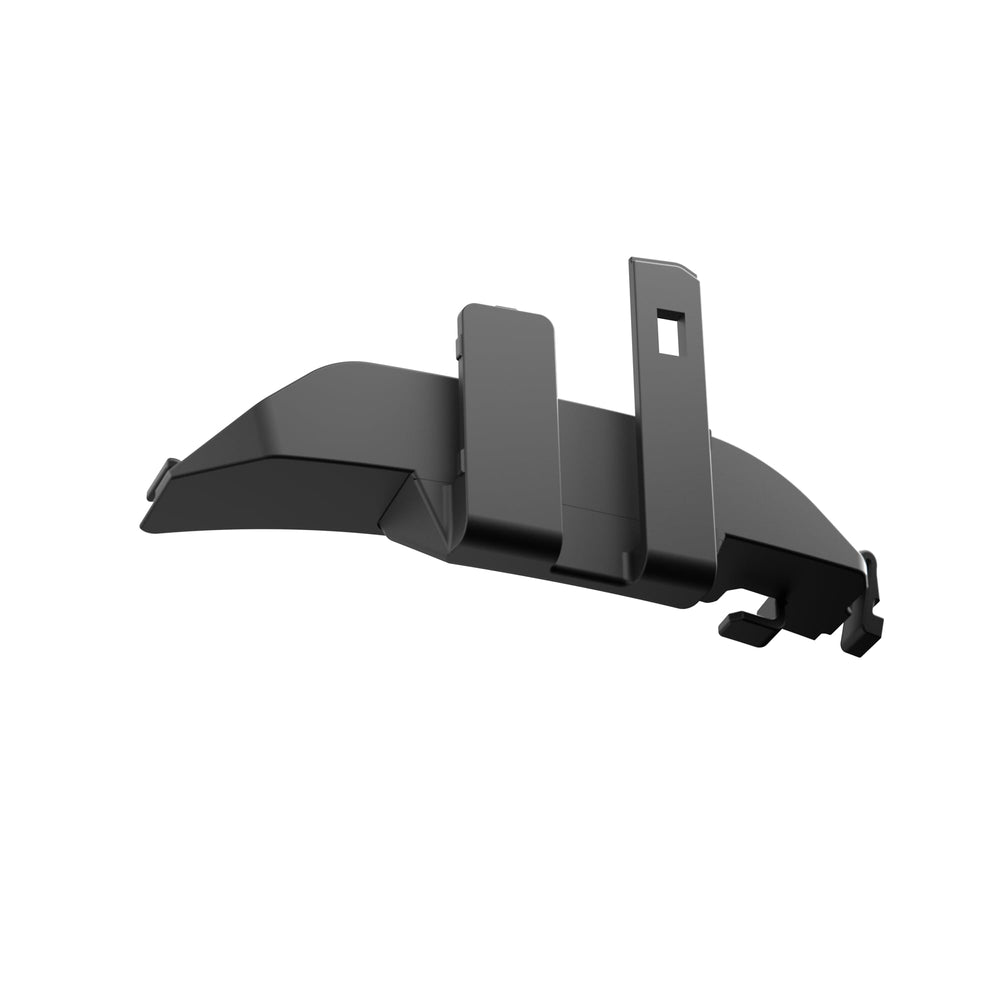 Cardo adaptor close-up of clip mechanism for reliable snap-in benefit
