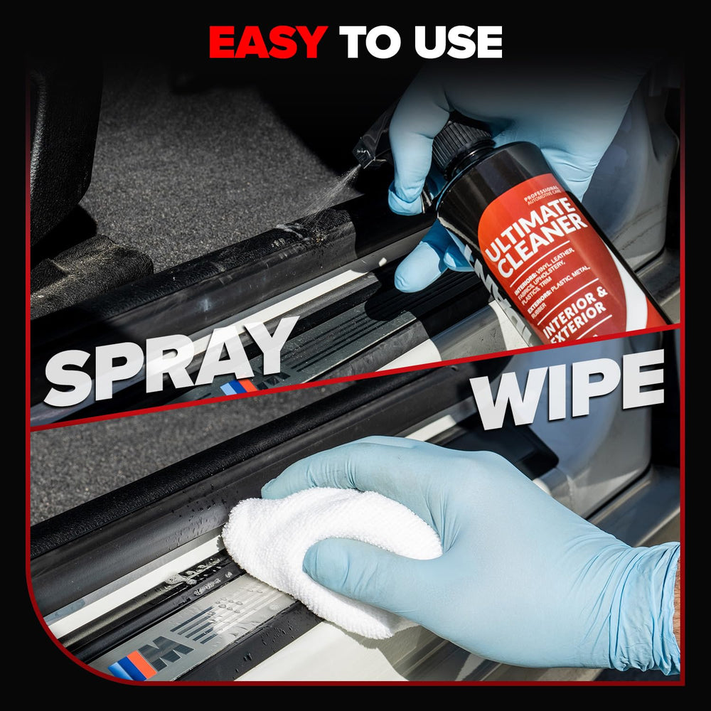 Carfidant cleaning leather closeup preserving finish and preventing damage