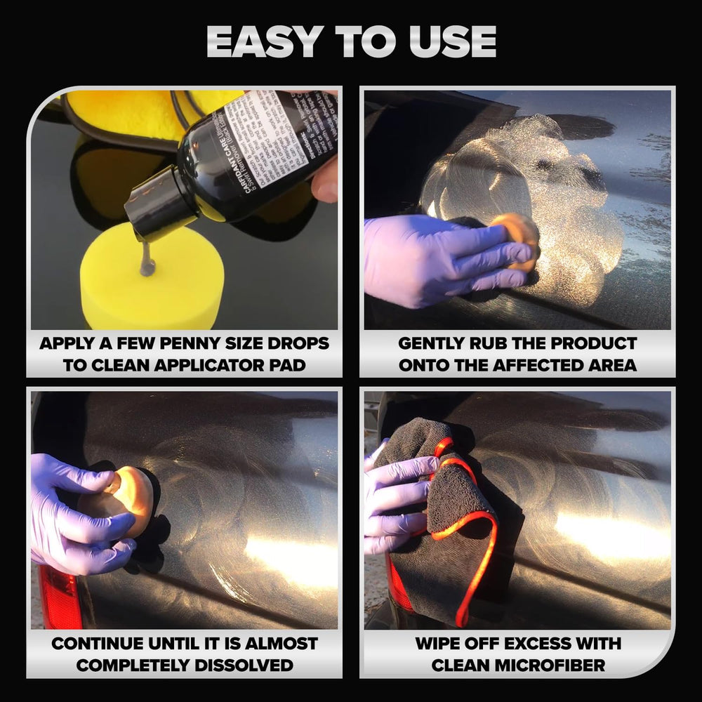 Carfidant bottle and pad size comparison illustrating kit value