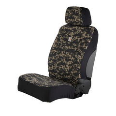 Carhartt front seat cover full view showing durable protection and easy cleaning