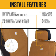Carhartt 700D nylon texture detail displaying durable workwear fabric