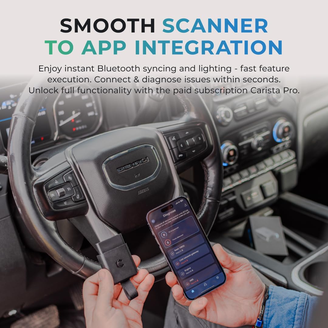 Carista EVO live data screen on phone showing real-time sensor readings for better troubleshooting